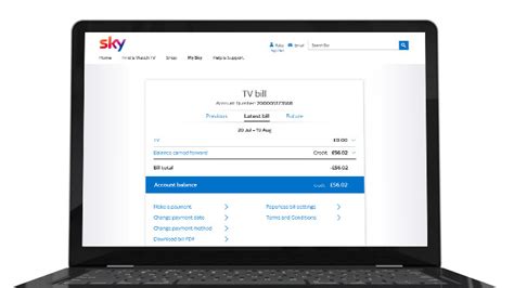 sky mobile pay bill.